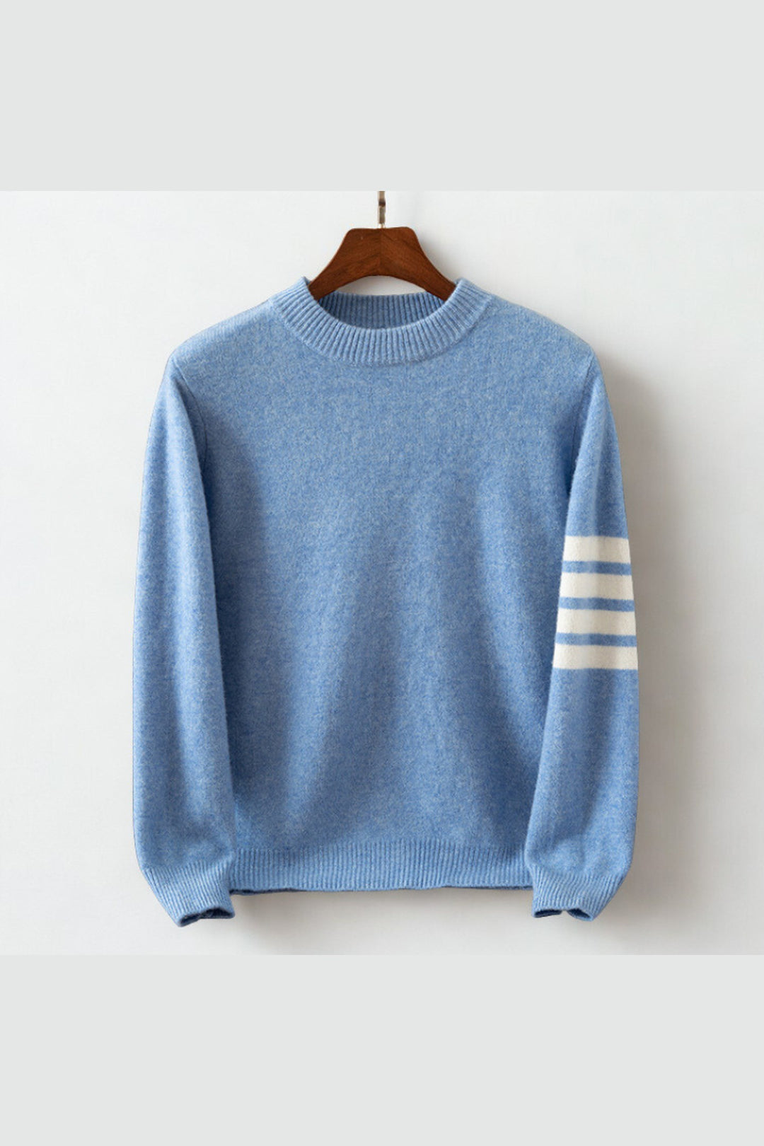 Men's Cashmere Blend Crew Neck Jumper – Soft Everyday Knit