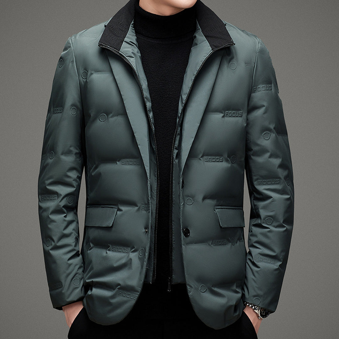 Men's Down Insulated Blazer – Tailored Warmth for the City