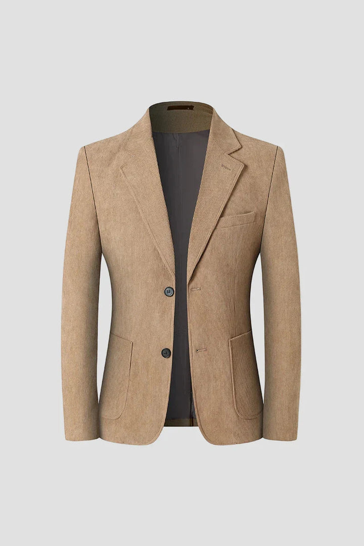 Men's Corduroy Blazer – Tailored Patch-Pocket Sport Coat