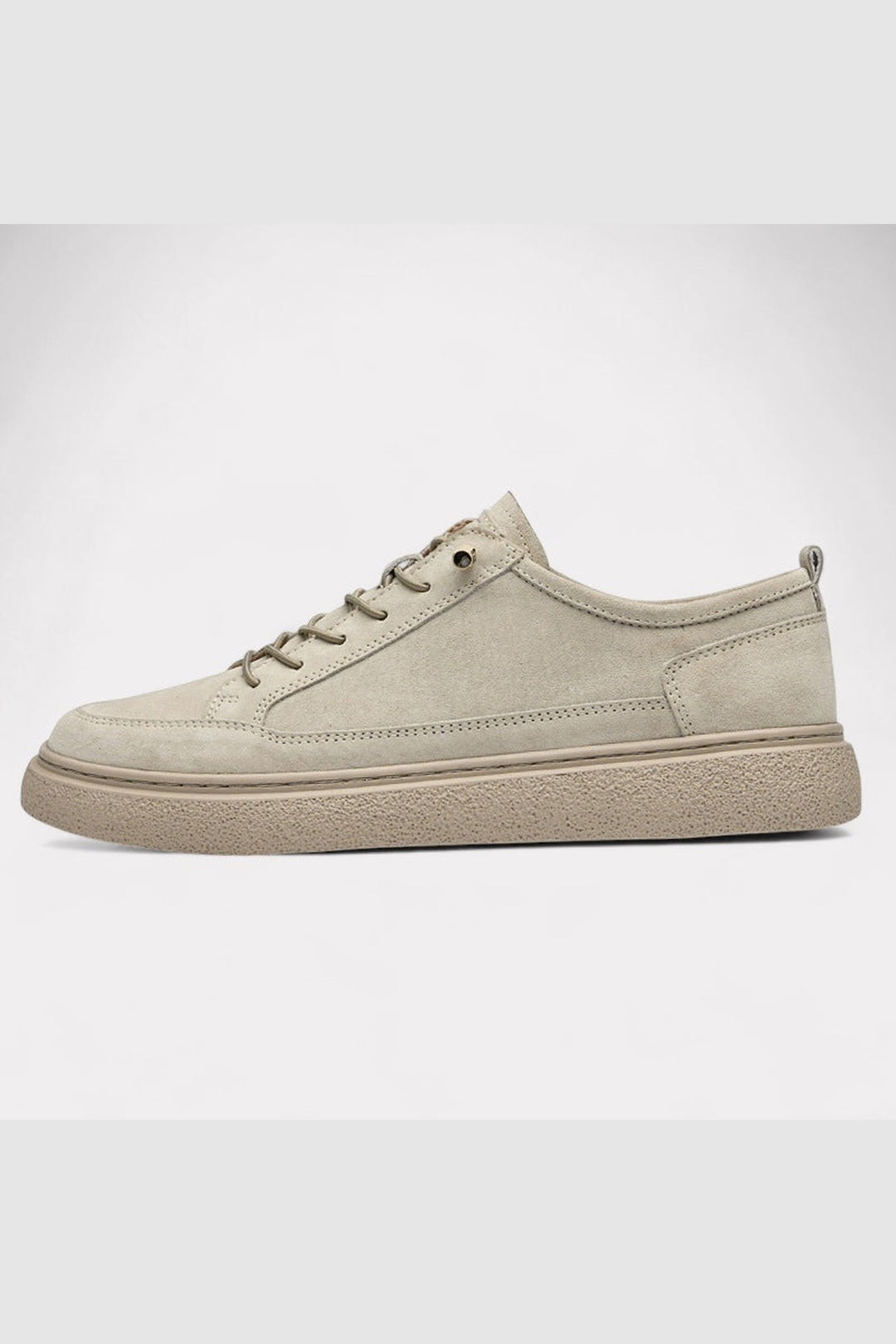 Men's Suede Lace-Up Trainers – Lightweight Casual Shoes