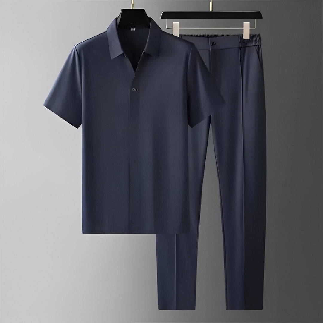 Men's Modal Lounge Set – Soft Tailored Two-Piece Comfort