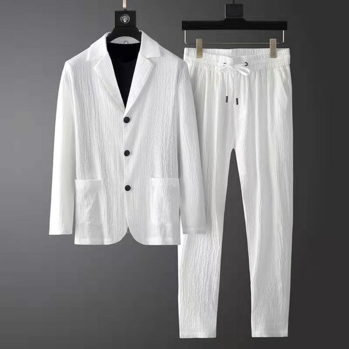 Men's Linen Blend Co-ord Set – Relaxed Two-Piece Ensemble