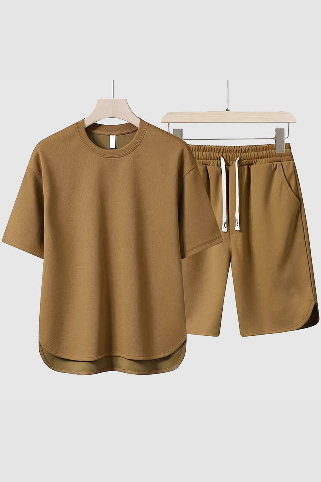 Men's Two-Piece Leisure Set – Relaxed Tee and Shorts
