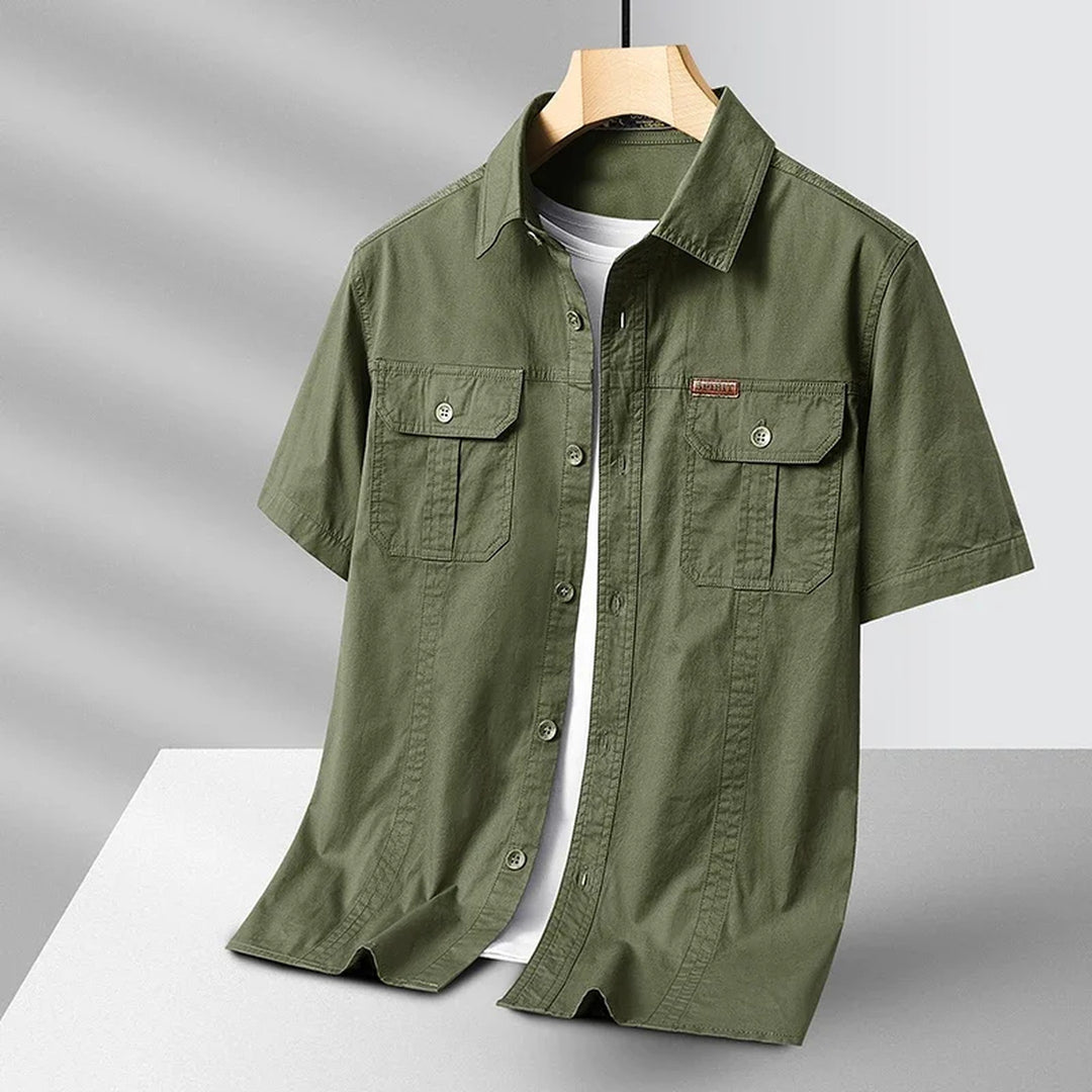 Men's Cotton Utility Shirt – Quick-Dry Expedition Style