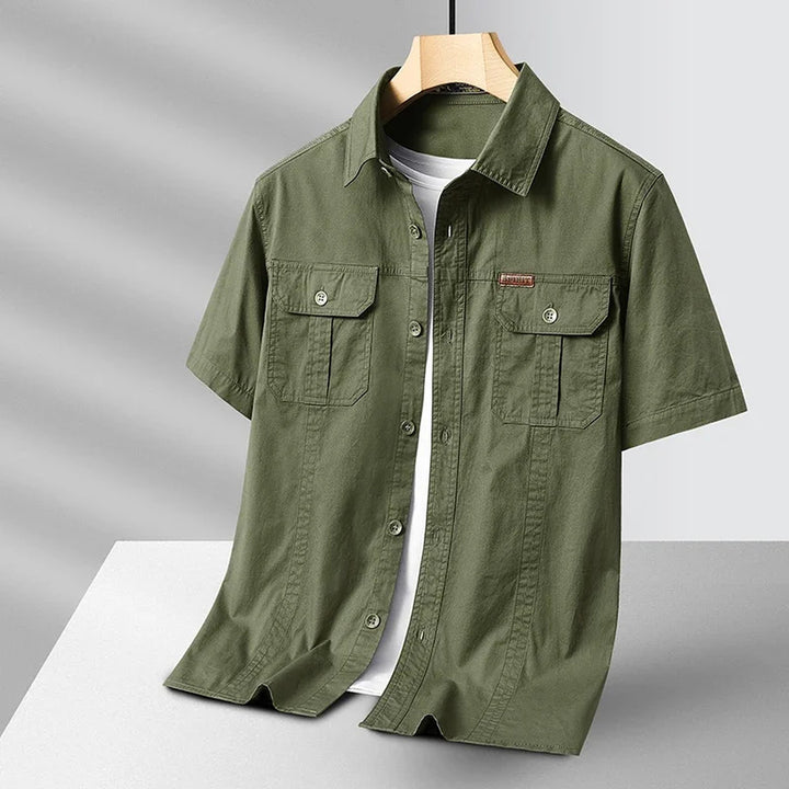 Men's Cotton Utility Shirt – Quick-Dry Expedition Style