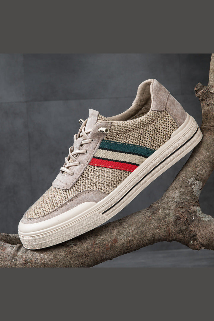 Men's Suede & Mesh Retro Trainers – Lightweight Everyday Style