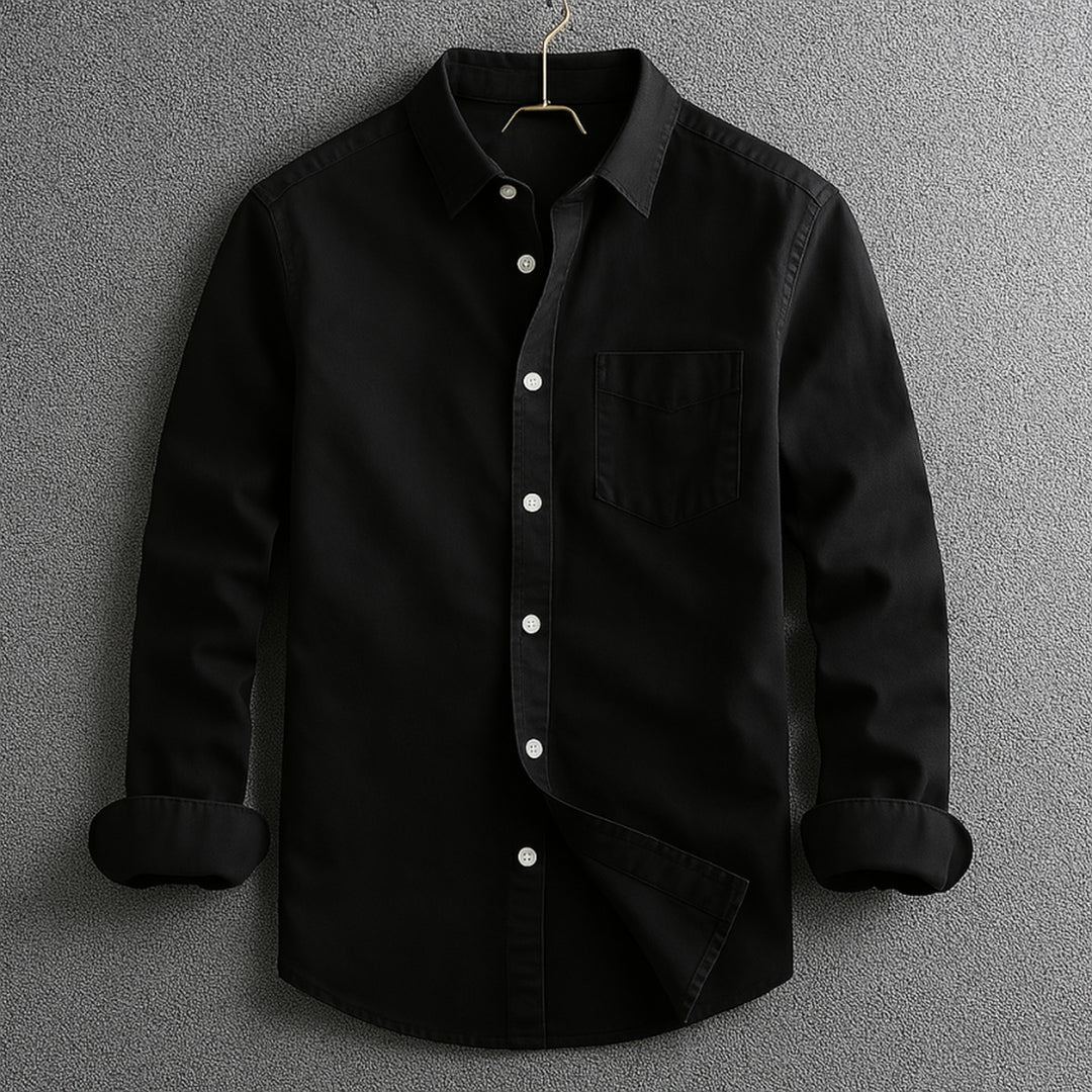 Men's Cotton Oxford Shirt – Classic Smart Casual Button-Down