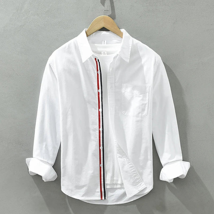 Men's Lightweight Linen Shirt – Breathable Smart Casual Button-Up