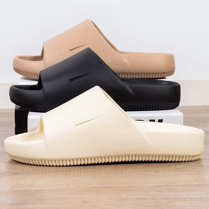 Men's Cushioned Comfort Slides – Slip-Resistant Summer Sandals
