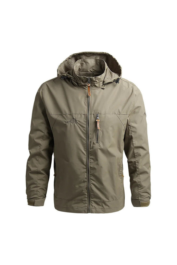 Men's Water-Resistant Shell Jacket – All-Weather Explorer