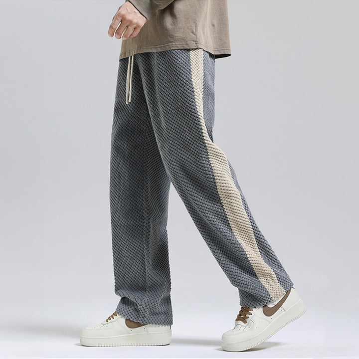 Men's Waffle Corduroy Joggers – Textured Casual Comfort