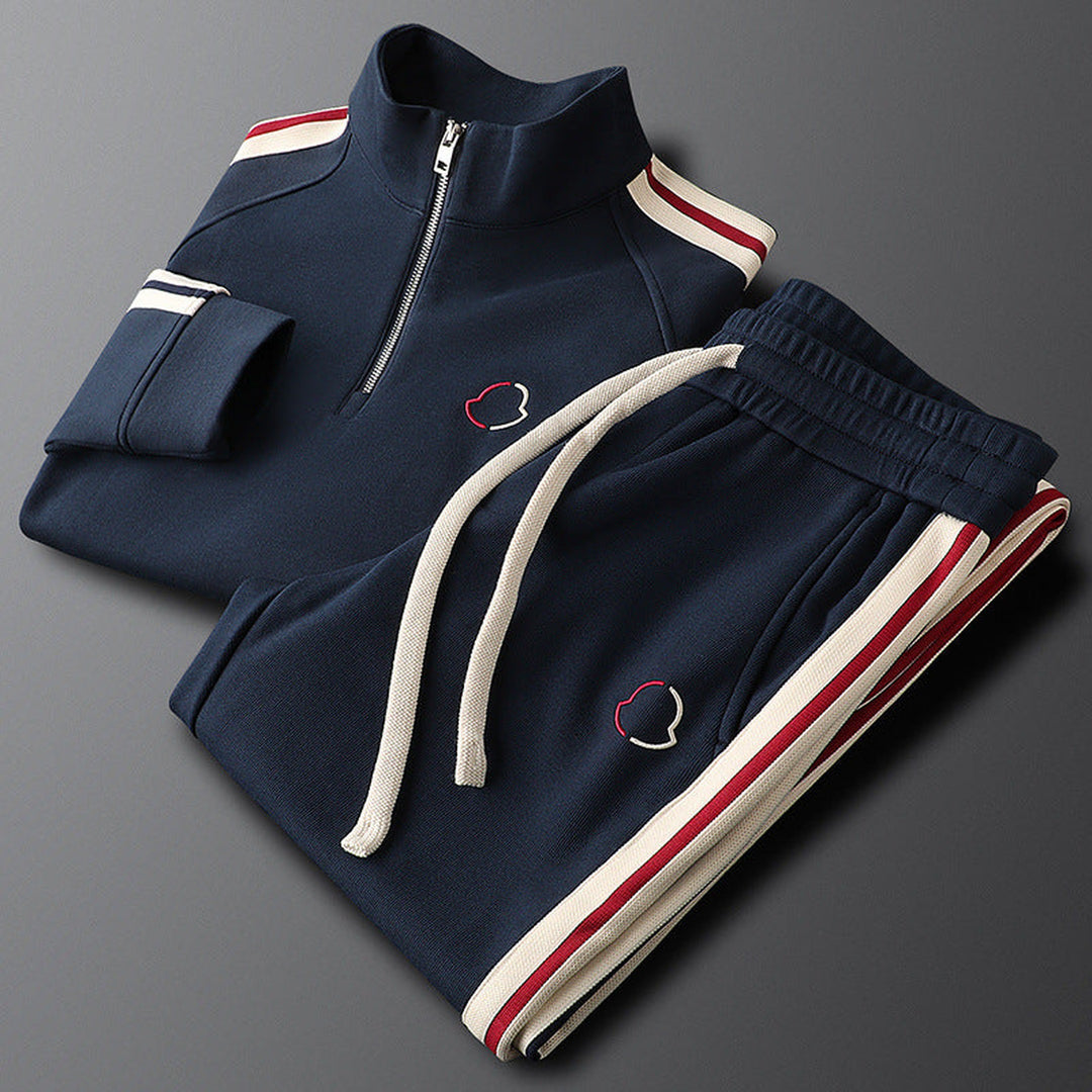 Men's Stretch Zip Tracksuit – Tailored Fit for Training & Leisure