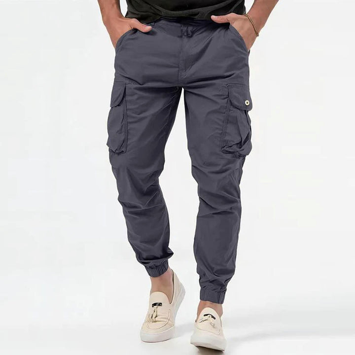 Men's Stretch Cargo Joggers – Tapered 4-Way Flex Trousers
