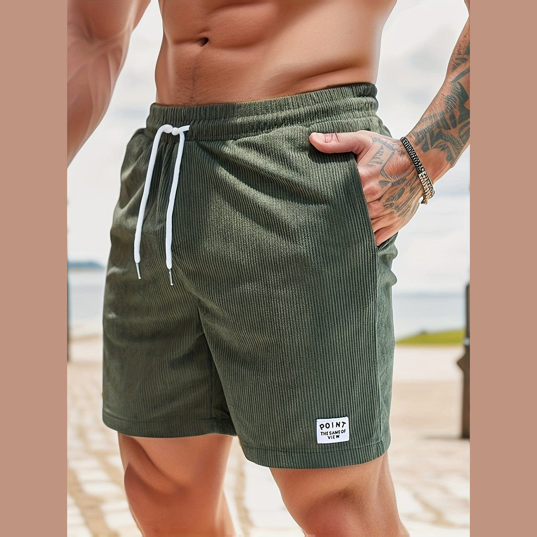Men's Lightweight Casual Shorts – Breathable Drawstring Comfort
