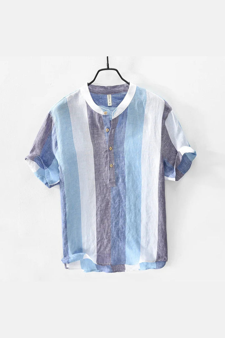 Men's 100% Linen Shirt – Relaxed Fit Summer Holiday Essential