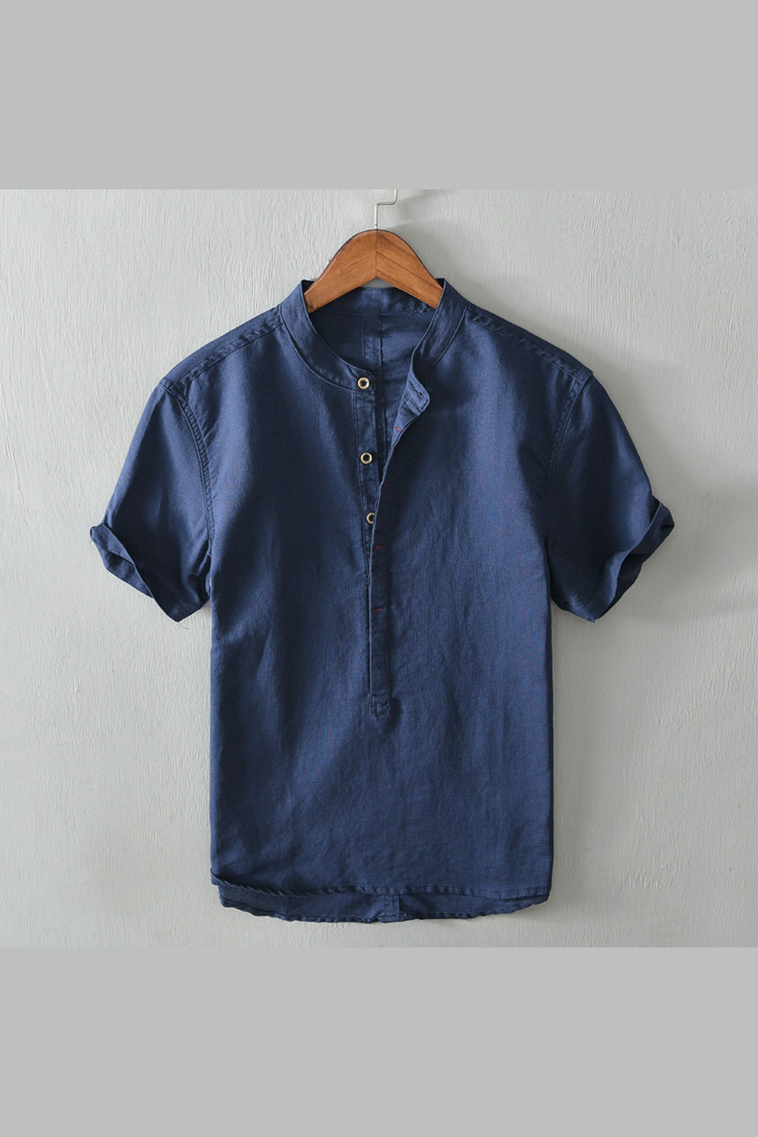 Men's Cotton-Linen Shirt – Breathable Minimalist Summer Style