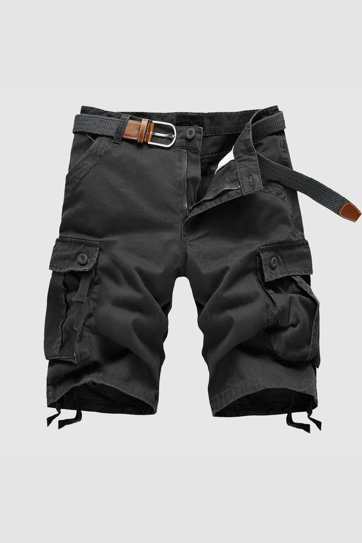 Men's Classic Cargo Shorts – Relaxed Multi-Pocket Cotton Shorts