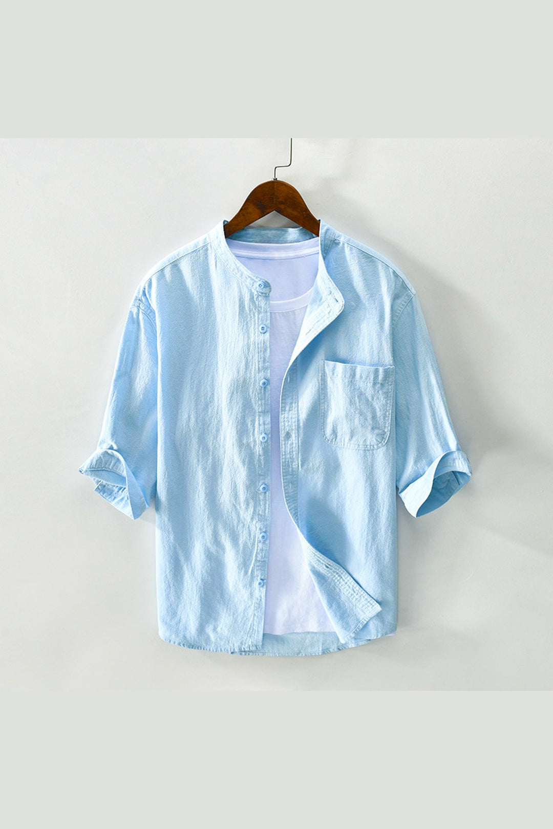 Sardinia Men's Pure Linen Shirt – Breathable Resort Style