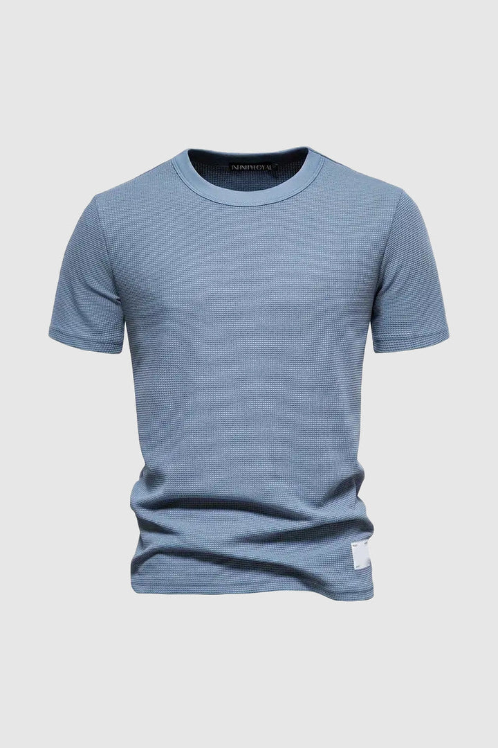 Men's Breathable Crew Neck Tee – Lightweight Everyday T-Shirt