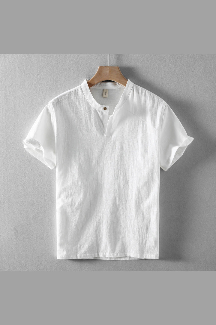 Men's Florence Linen Shirt – Breathable Summer Button-Down