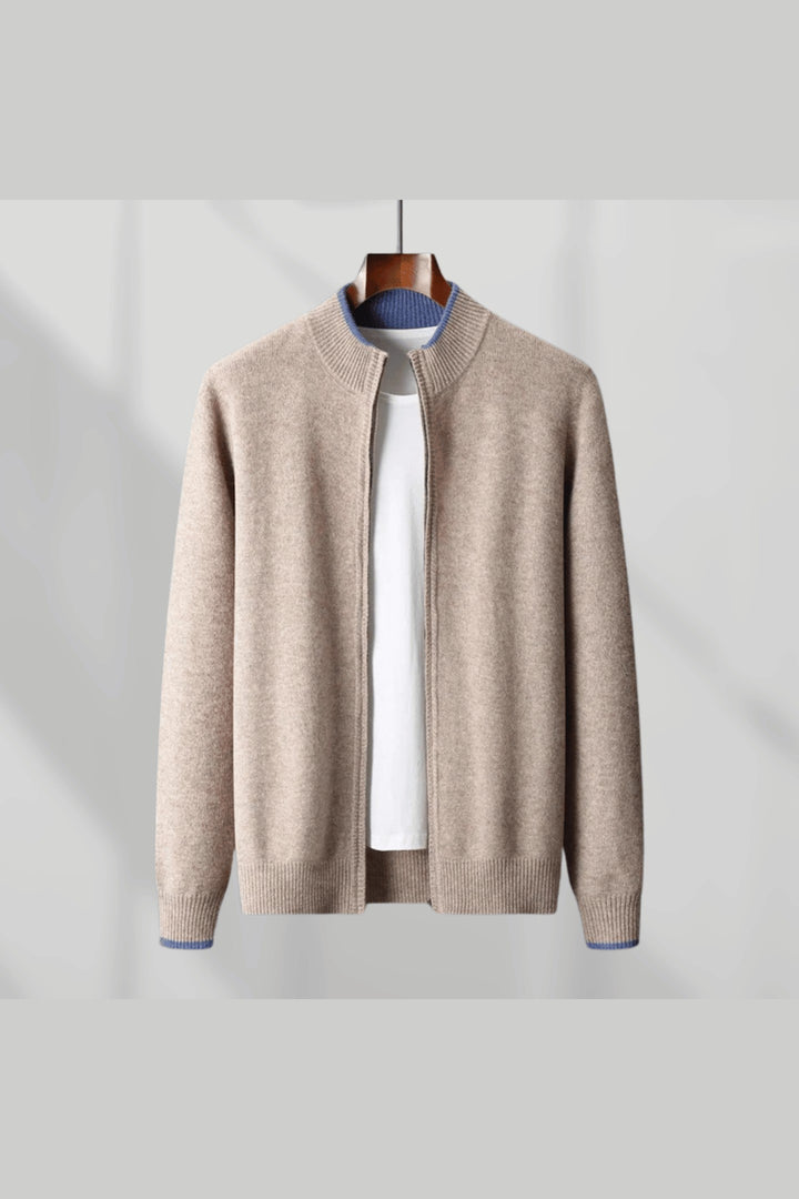 Men's Cashmere Zip Cardigan – Ashford Fine Knit Layer