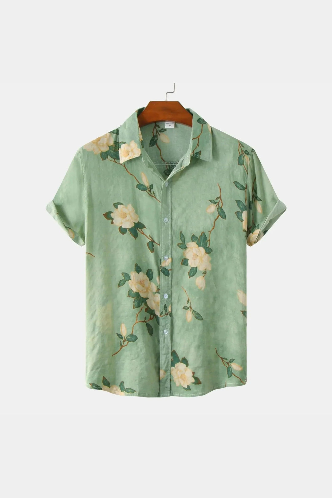 Men's Floral Print Shirt – Relaxed Fit Summer Holiday Shirt