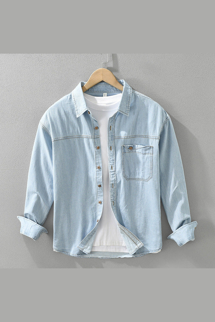 Men's Hamilton Cotton Shirt – Breathable Tailored Smart-Casual