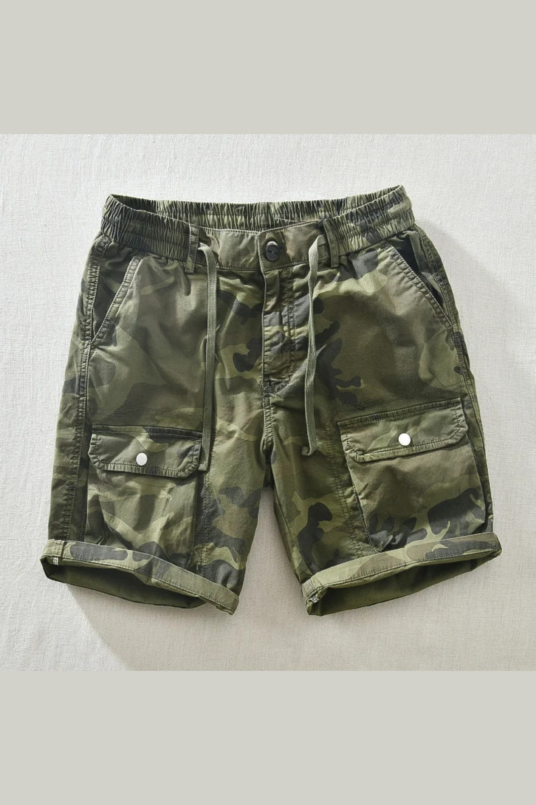 Men's Camo Shorts – Barcelona Relaxed Fit Summer Streetwear