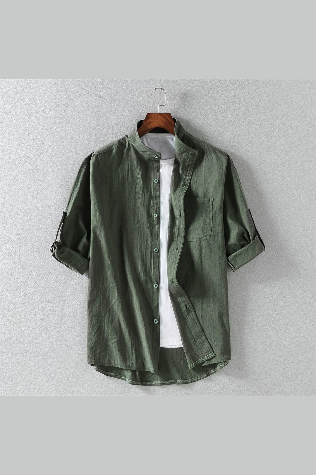 Men's Algarve Cotton Shirt – Relaxed Fit Casual Summer Staple