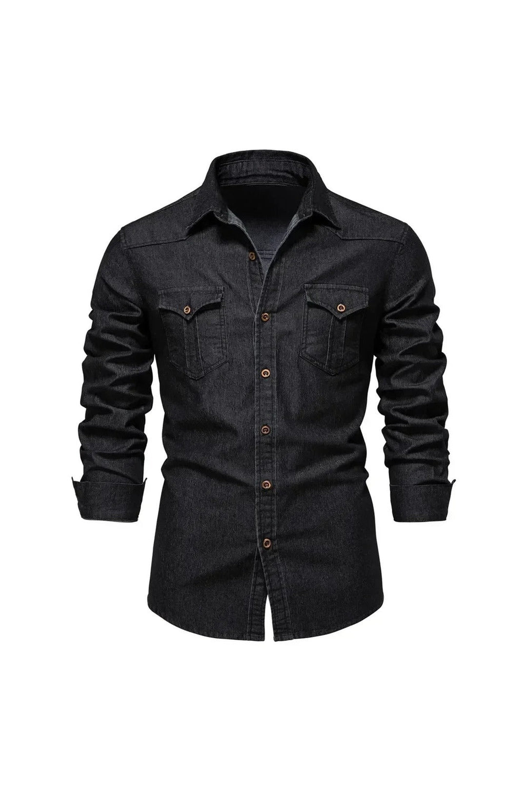 Men's Premium Denim Shirt – Versatile Smart Casual Layer