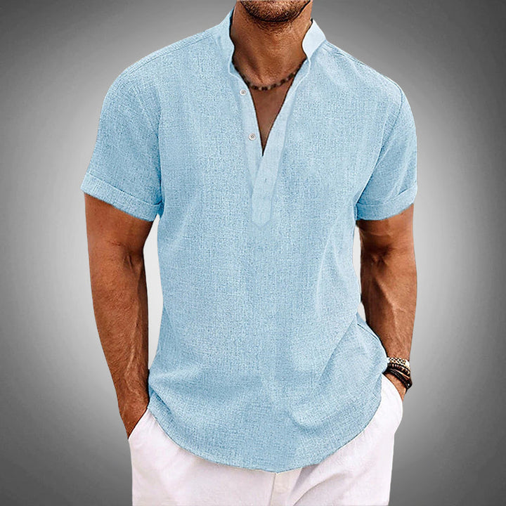 Men's Lightweight Tropical Print Shirt – Summer Holiday Wear