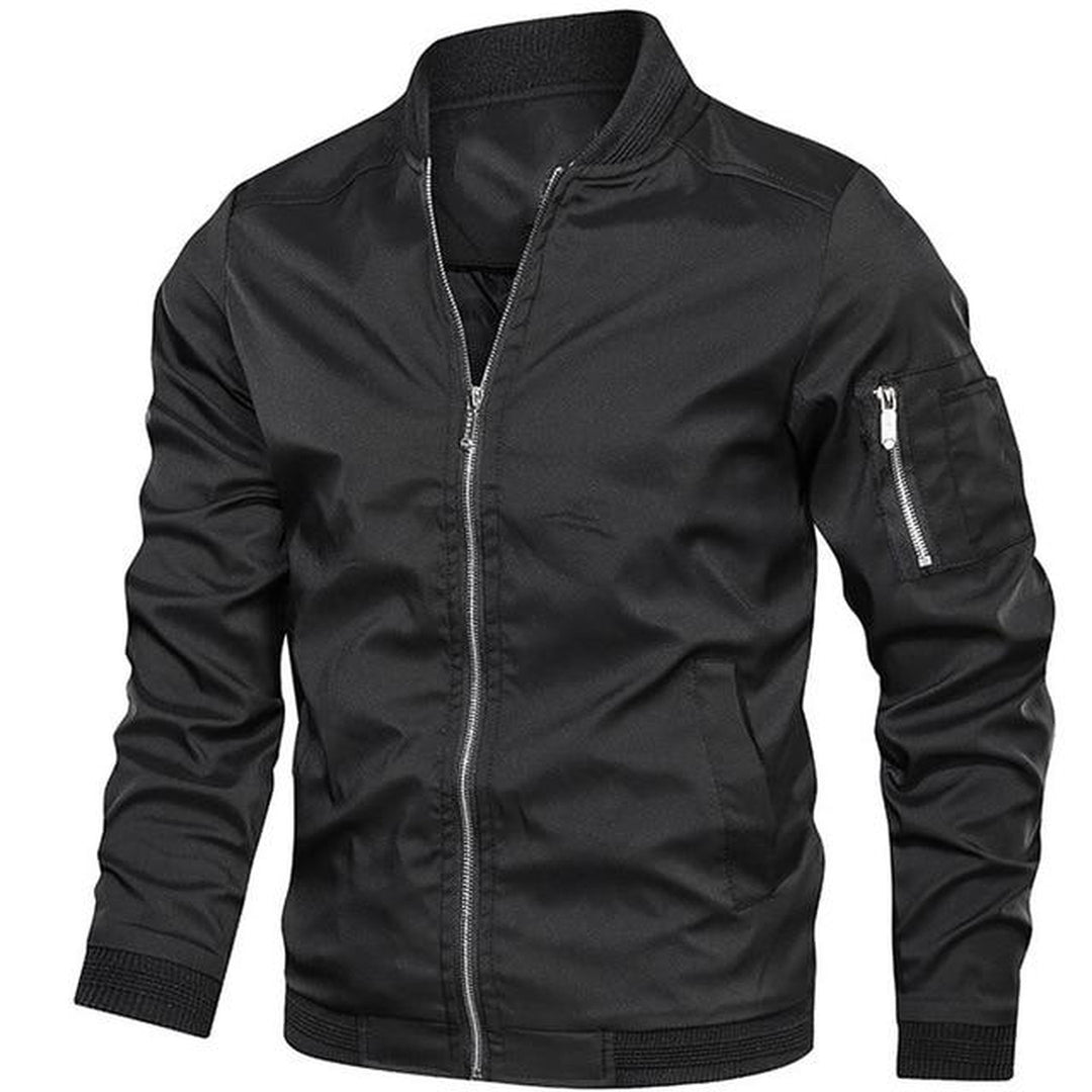 Men's Alpine Bomber Jacket – Warm Lined Polyester Winter Layer