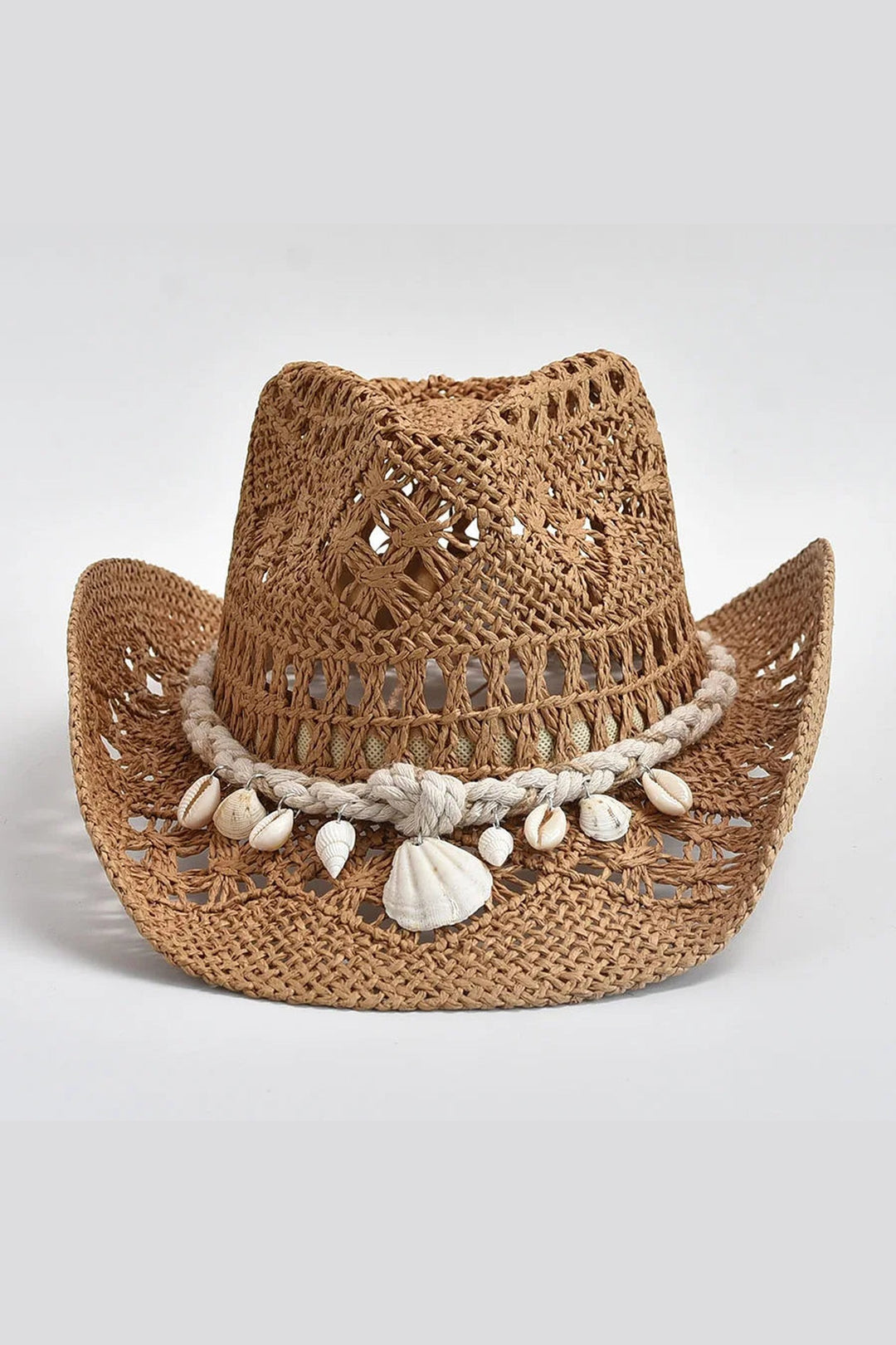Women's Woven Straw Sun Hat – Breathable Crochet Beach Hat