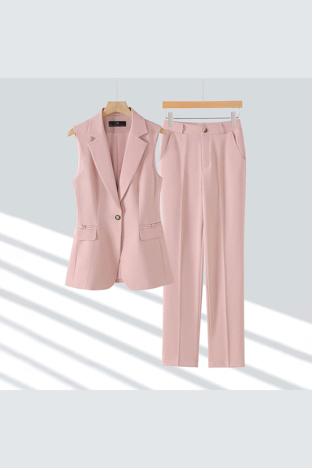 Women's Tailored Waistcoat & Trouser Set – Executive Two-Piece