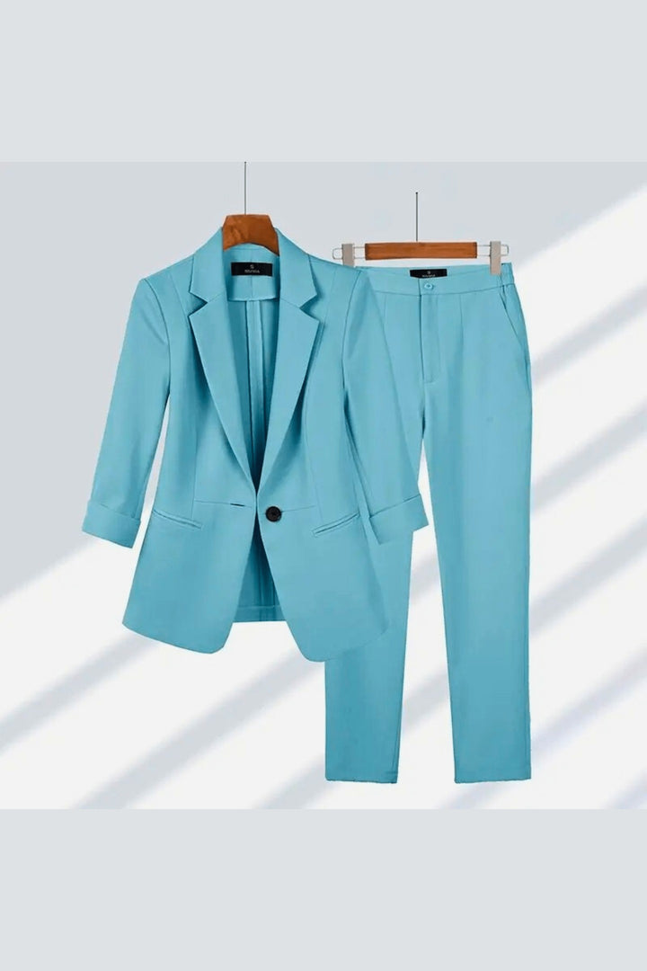 Women's Tailored Two-Piece Trouser Suit – Smart Occasionwear