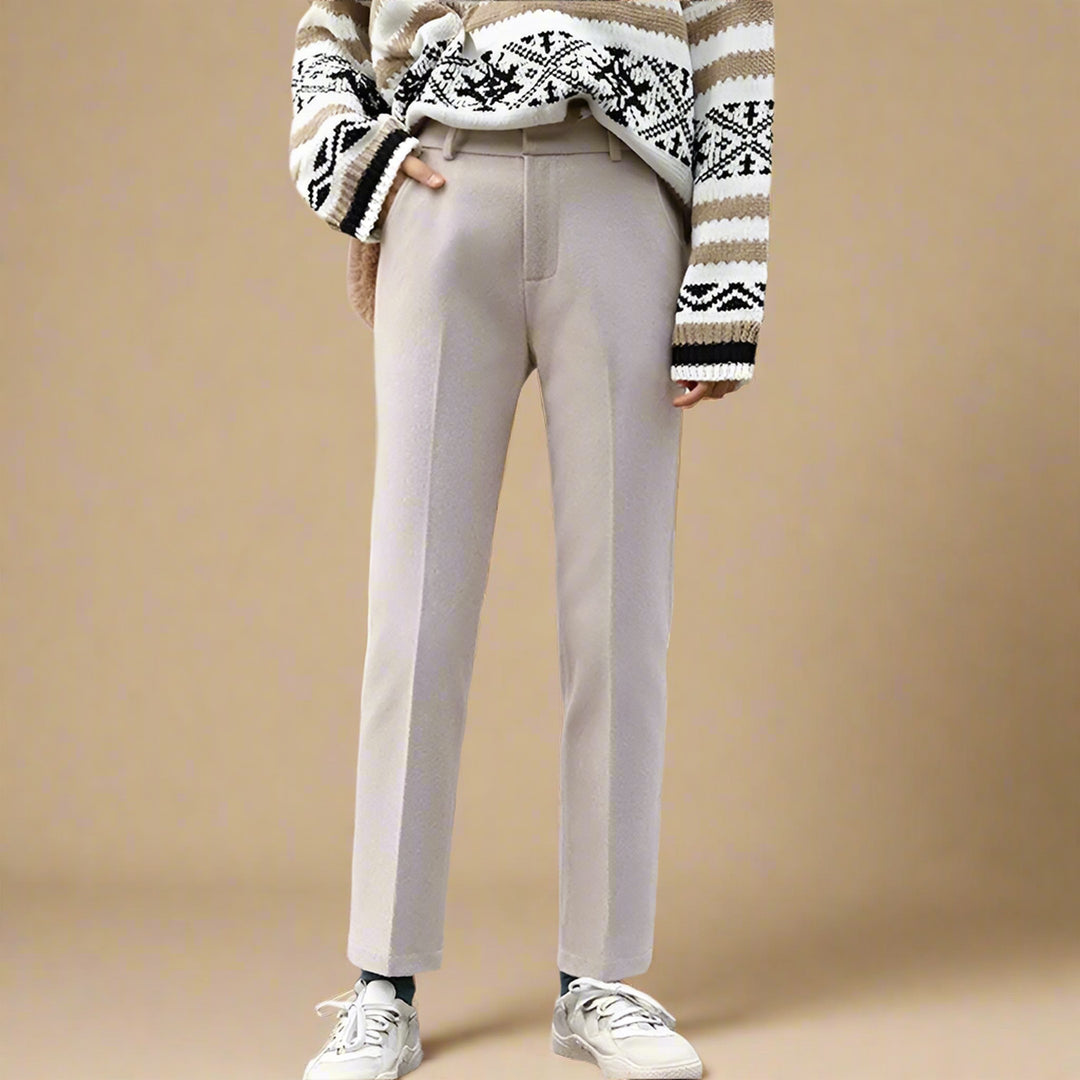 Women's Wool Tailored Trousers – Smart Everyday Comfort