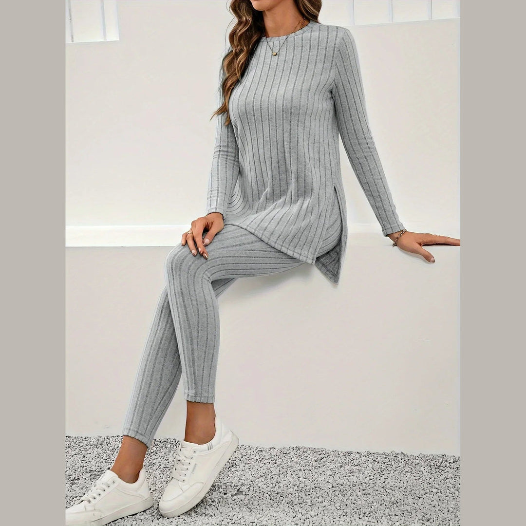 Women's Slim Stretch Trouser Suit – Tailored Office Wear