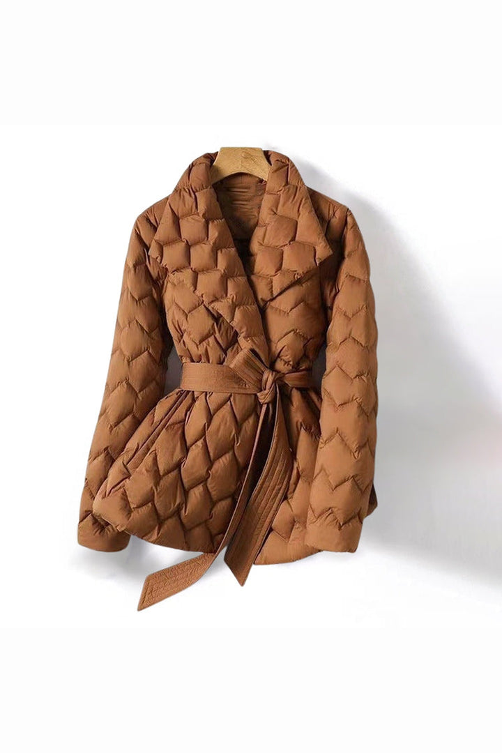 Women's Geometric Print Tailored Jacket – Chic Smart Layering