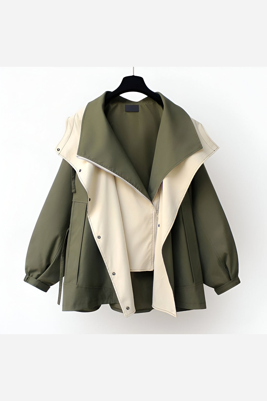 Women's Lightweight Windbreaker Jacket – Double-Layer Wind Protection