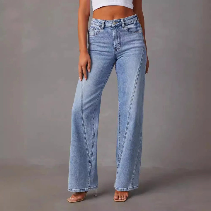 Women's Wide Leg Denim Jeans – Relaxed Everyday Comfort