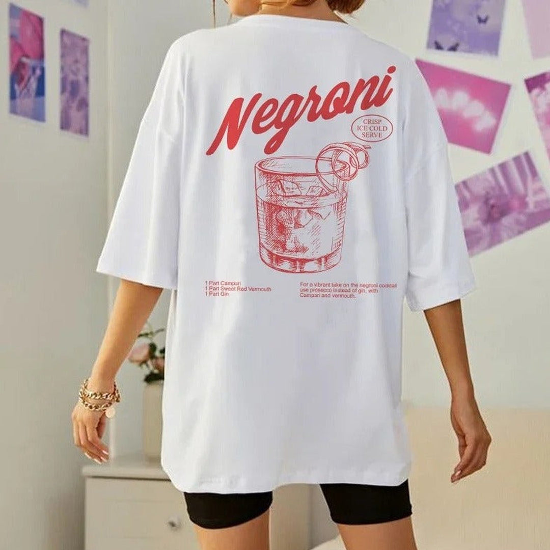 Women's Negroni Nights Vintage Graphic Tee – Soft Cotton