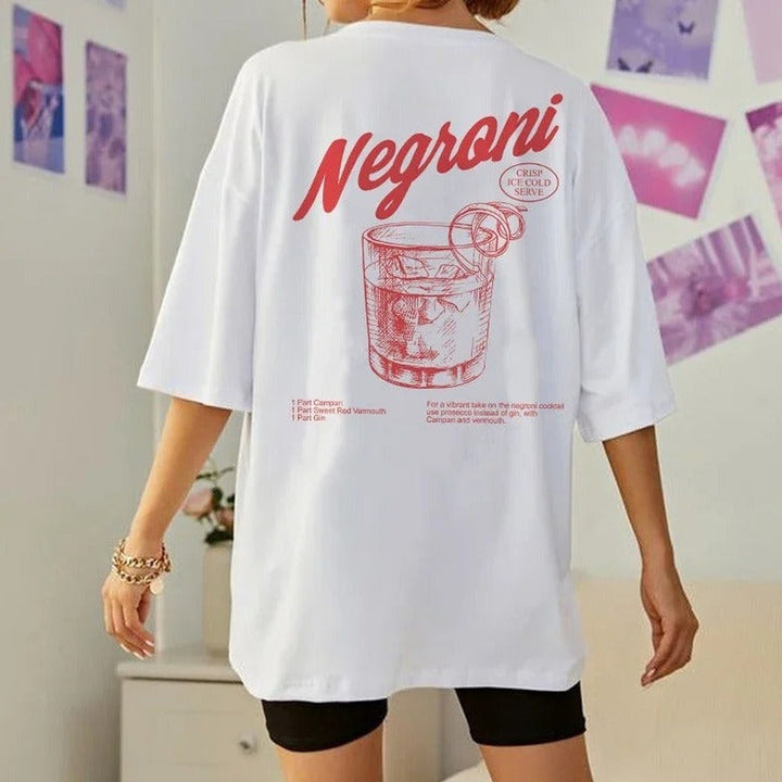Women's Negroni Nights Vintage Graphic Tee – Soft Cotton