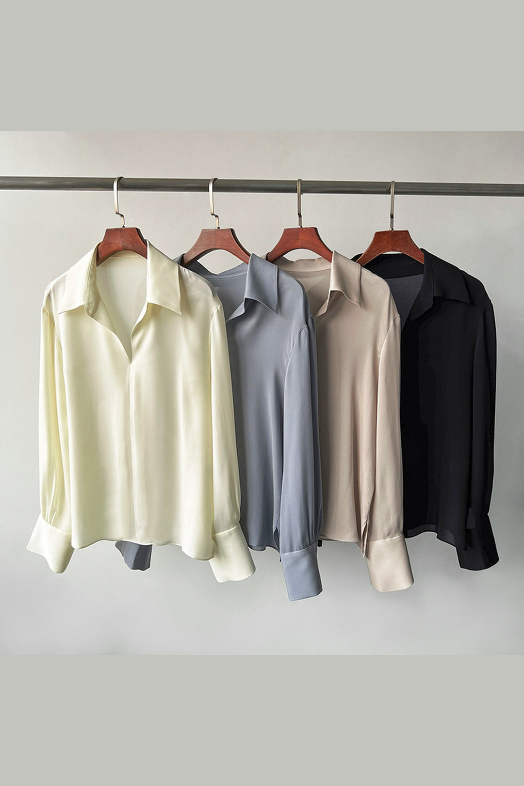 Women's Silk Blouse – Elegant Office to Evening Top