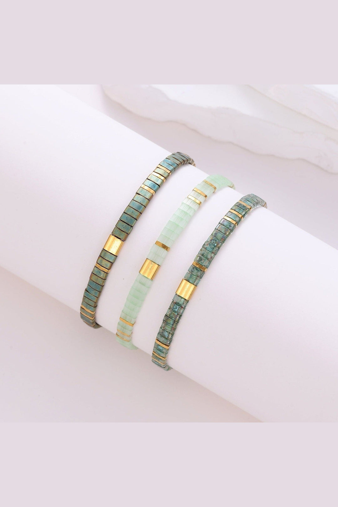 Luna Set - handmade Miyuki bead bracelet set | Koss Design Paris