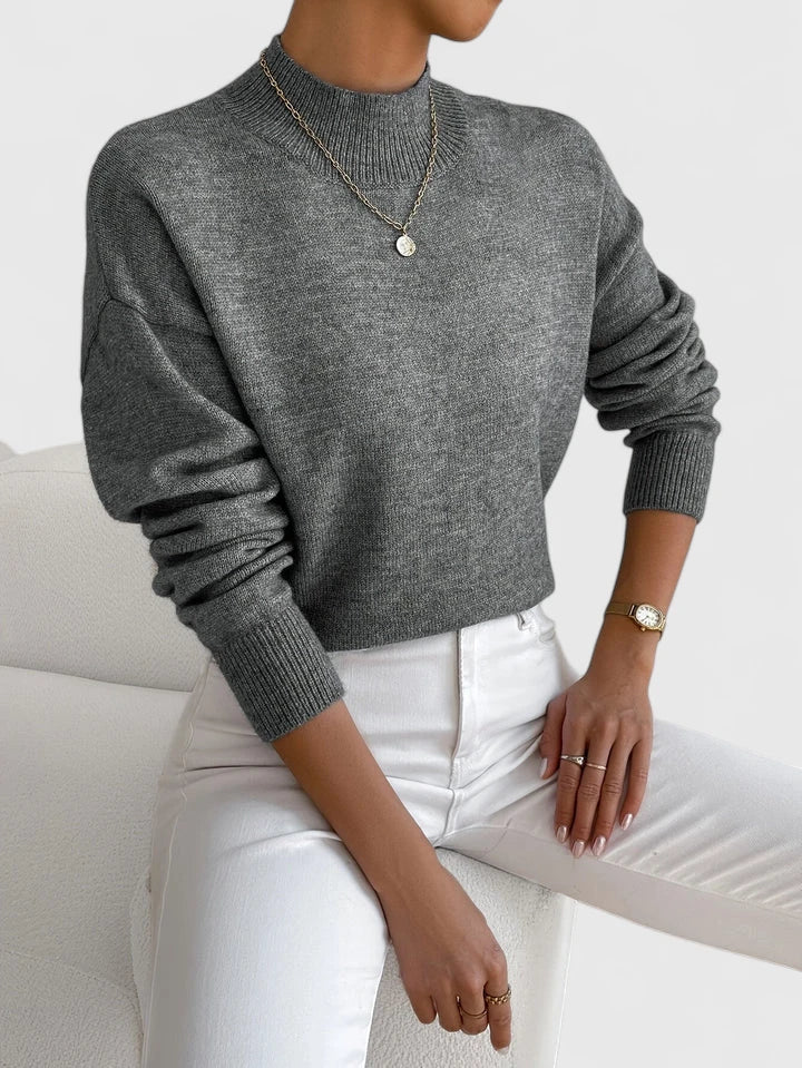 Women's Classic Chic Sweater - Effortless Everyday Elegance