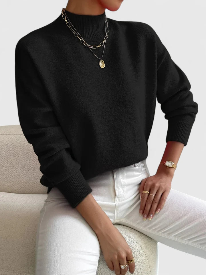 Women's Classic Chic Sweater - Effortless Everyday Elegance