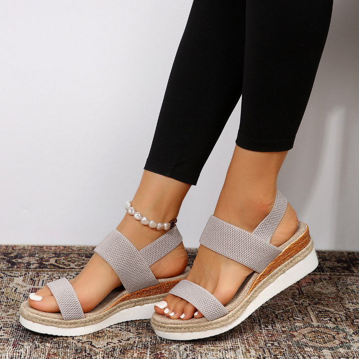 Women's Woven Platform Sandals - All Day Comfort and Style