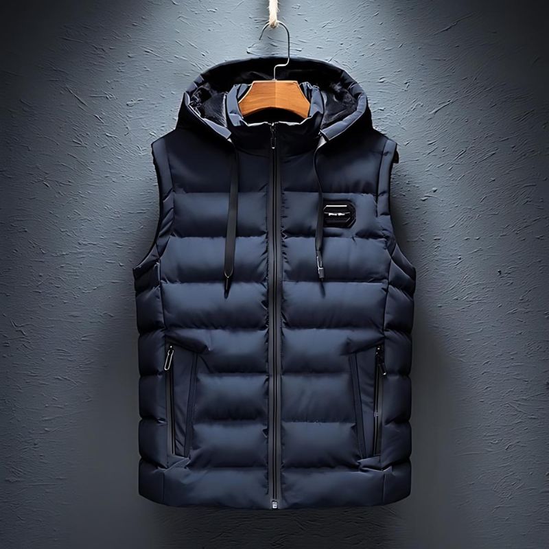 Men's Lucas Hooded Puffer Vest - Lightweight Warmth for Layering