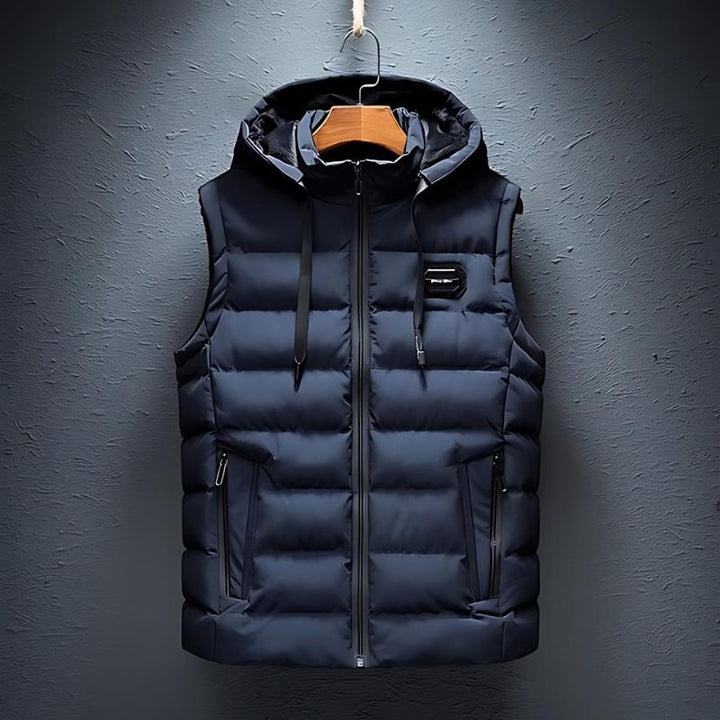 Men's Lucas Hooded Puffer Vest - Lightweight Warmth for Layering