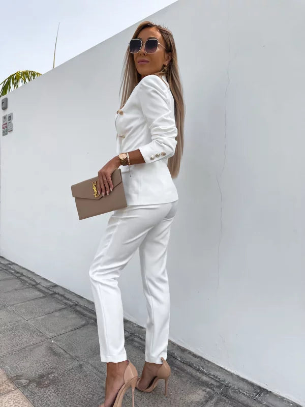 Women's Formal Two-Piece Set - Polished Style for Events